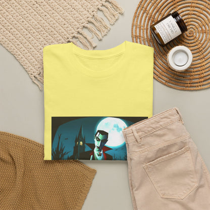 Vampire Giving The Finger In Cemetery Tee