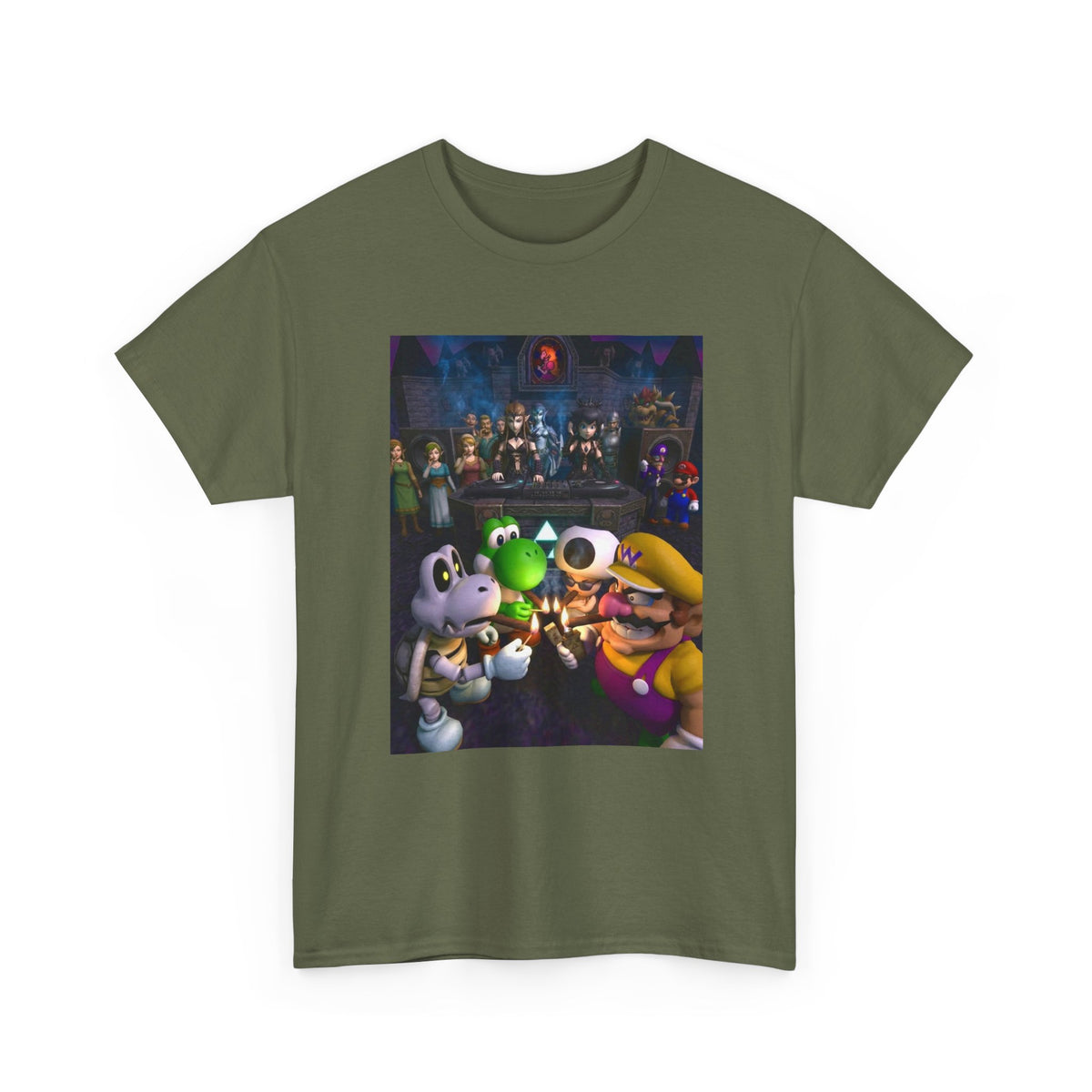 Wario, Yoshi, Dry Bones Lighting Up