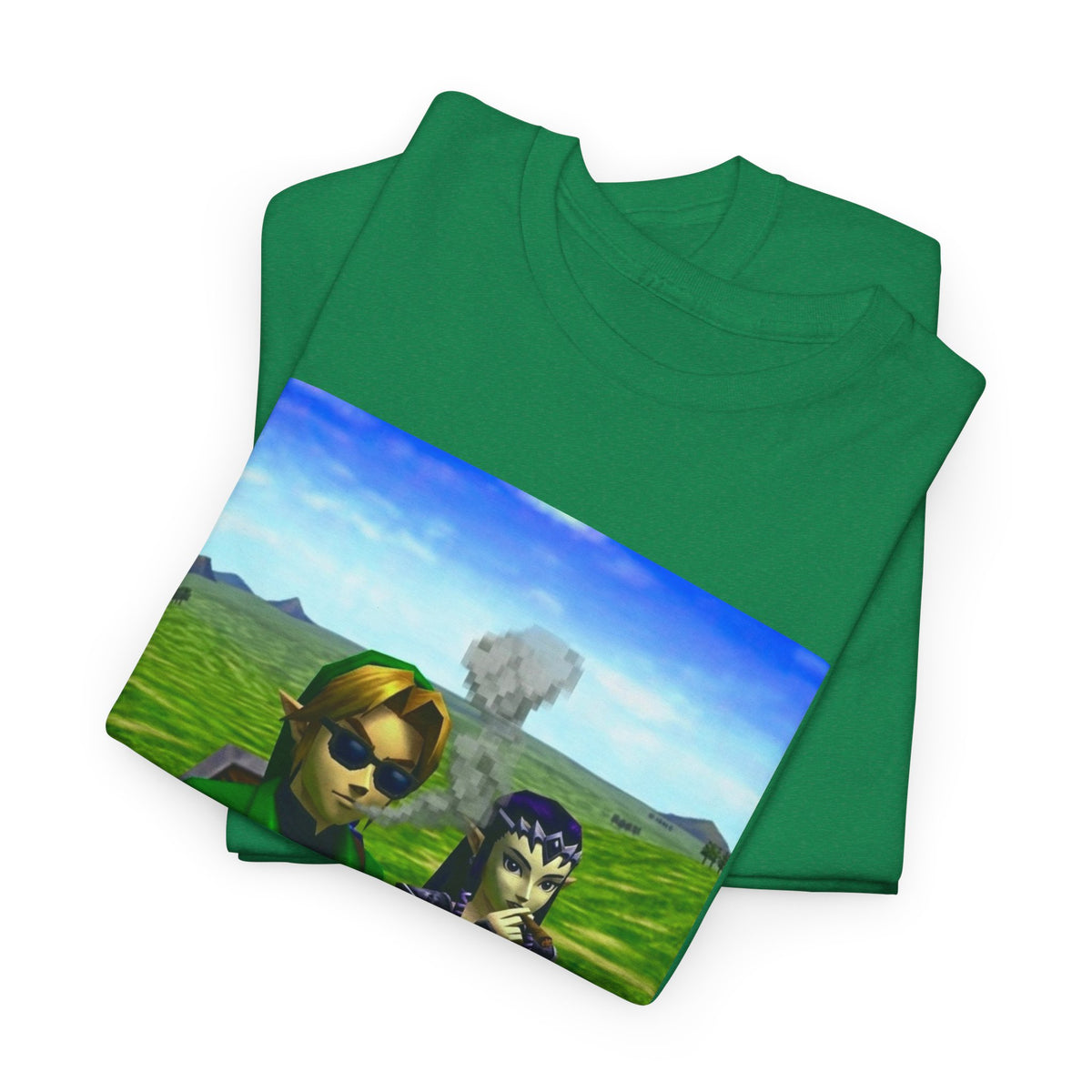 Link and Dark Zelda Blazing Hyrule Field