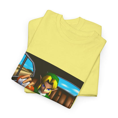 N64 Link Pouring Purple Lean Tee