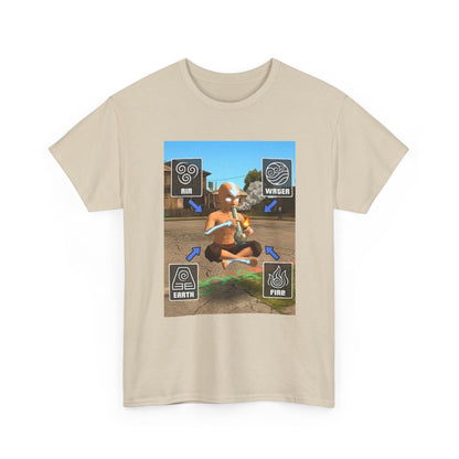 Avatar Character Floating While Smoking Bong Tee
