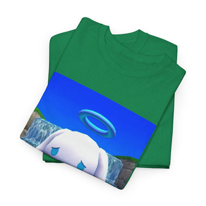 Angel Cinnamoroll Kneeling By Waterfall Tee
