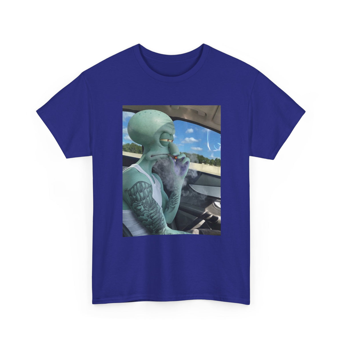 Squidward Hitting The Blunt Tee