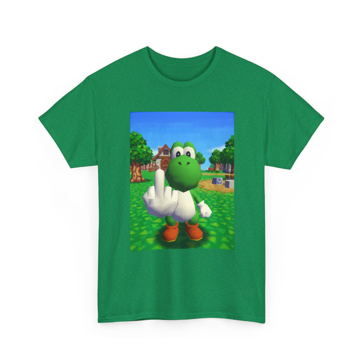 Yoshi Giving The Finger On A Tee