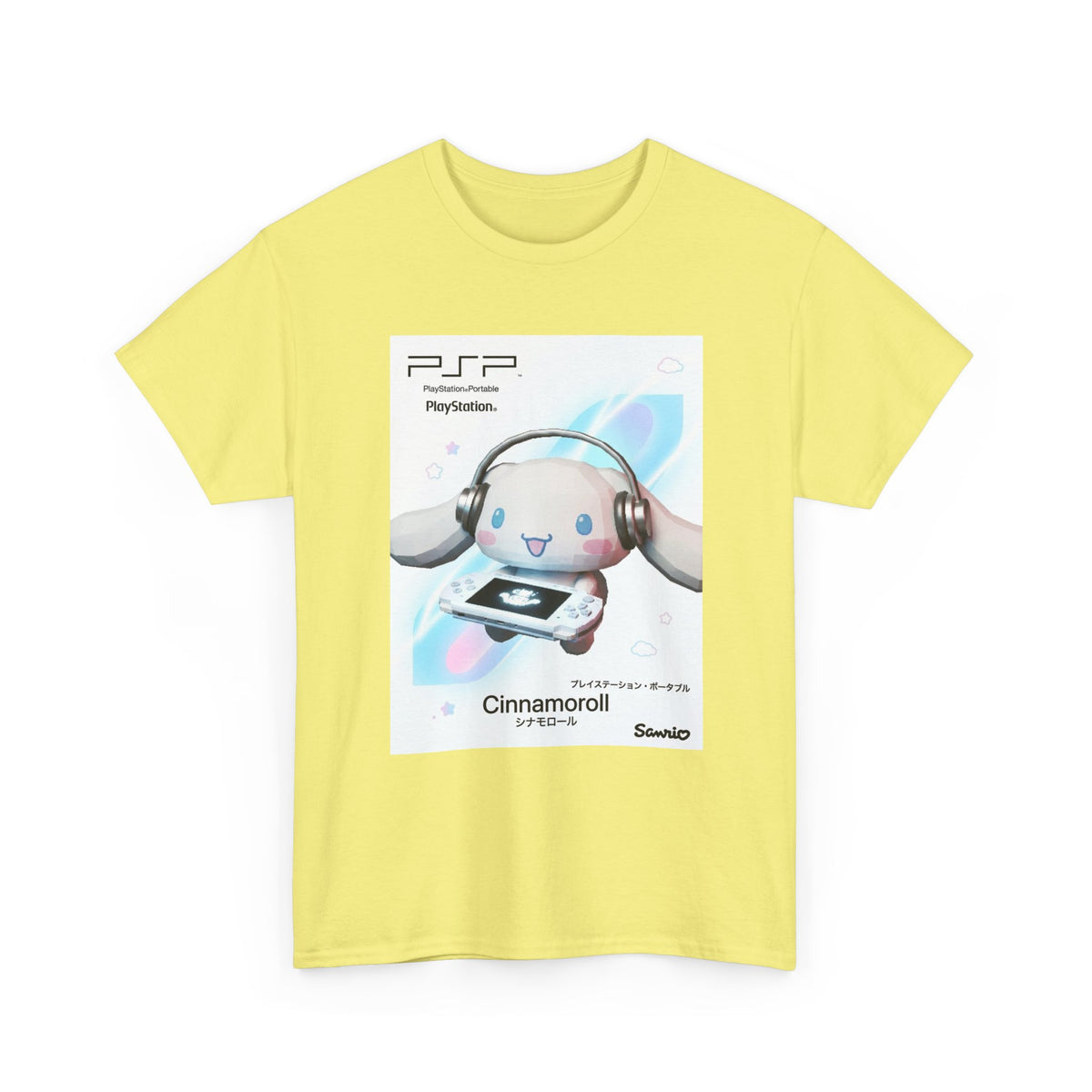 Cinnamoroll Gaming With Headphones On PSP