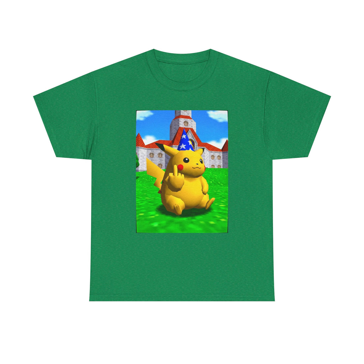 Salty Pikachu Giving The Middle Finger Tee
