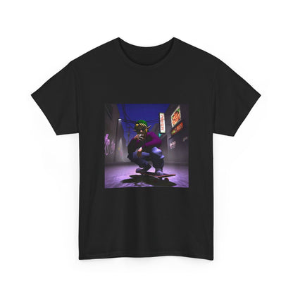 Skater Link Smoking In Neon Alley Tee (Design 8)