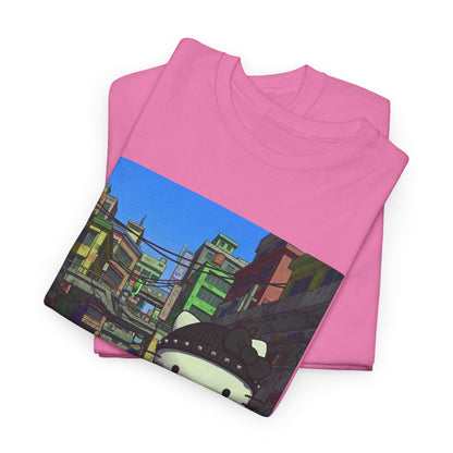 Punk Hello Kitty Flipping The Bird Tee
