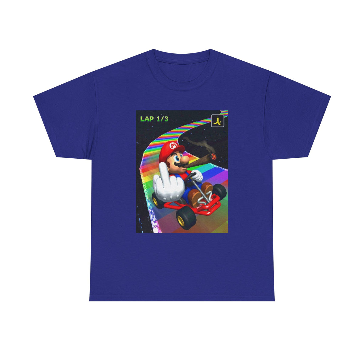 Mario Karting, Blazing, And Flipping The Bird Tee
