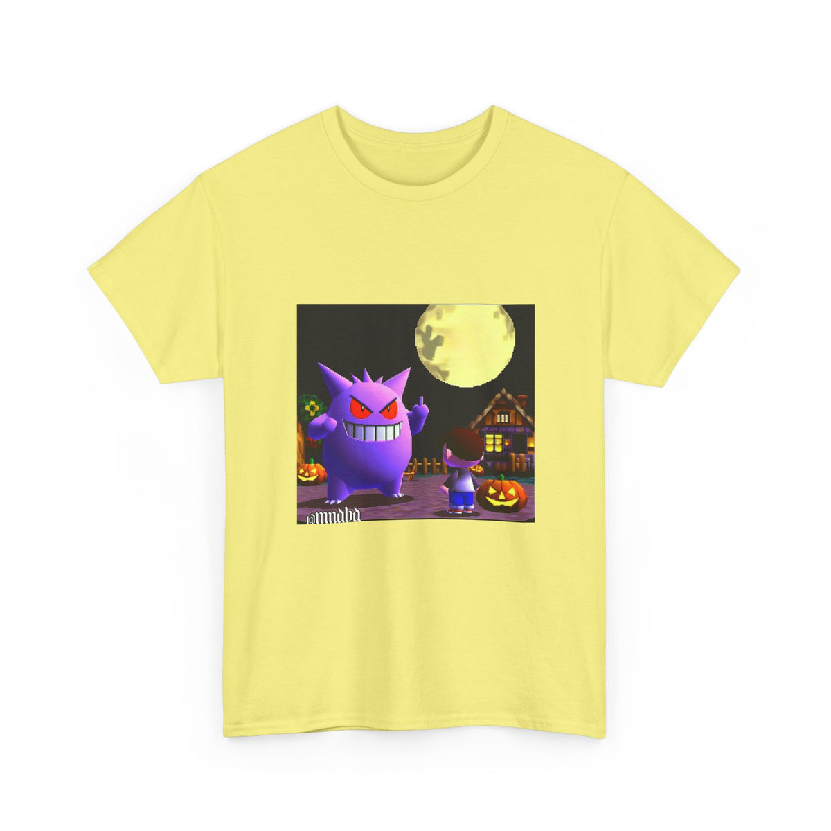 Gengar Flipping Off Villager At Night