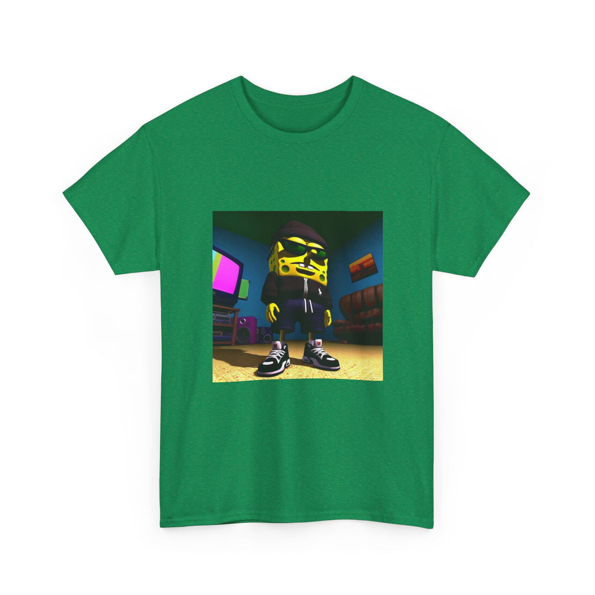 Blinged-Out Sponge Dude Chilling Tee