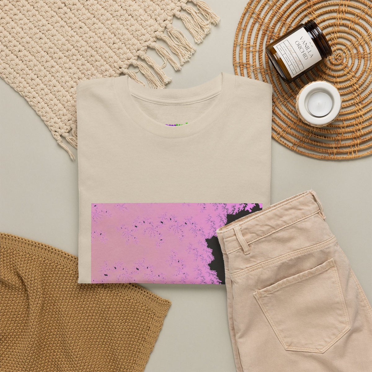 Infinity Loop With Cannabis Leaves Tee