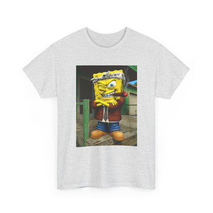 Gangster Sponge Winking and Smoking