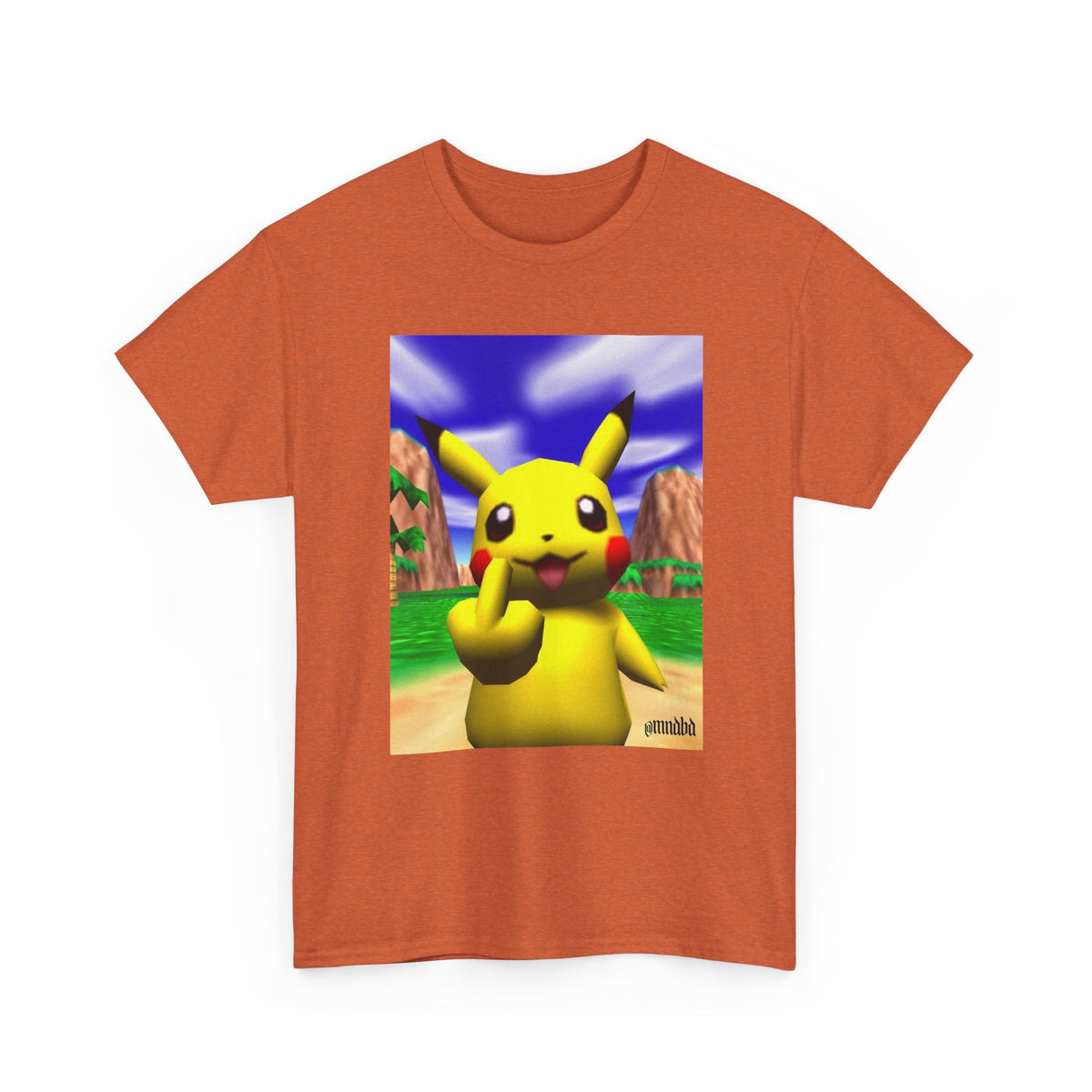 Pikachu Giving The Finger On An N64 Island