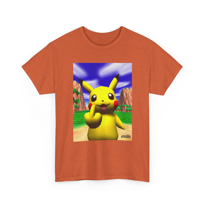 Pikachu Giving The Finger On An N64 Island