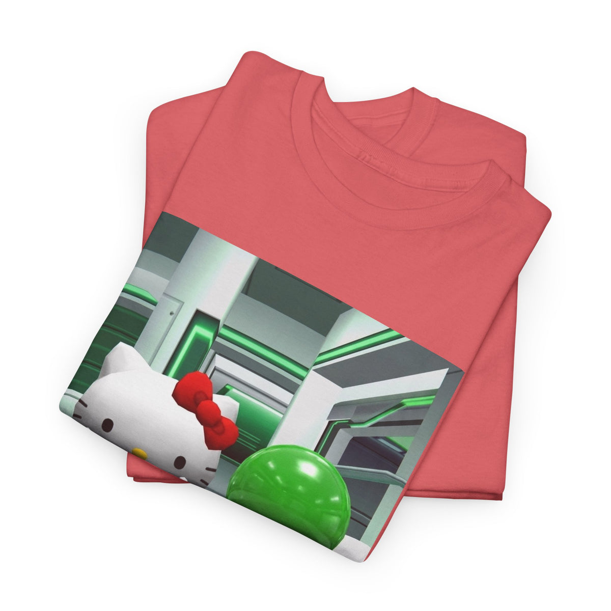 Kitty And Slime Flipping The Bird Tee