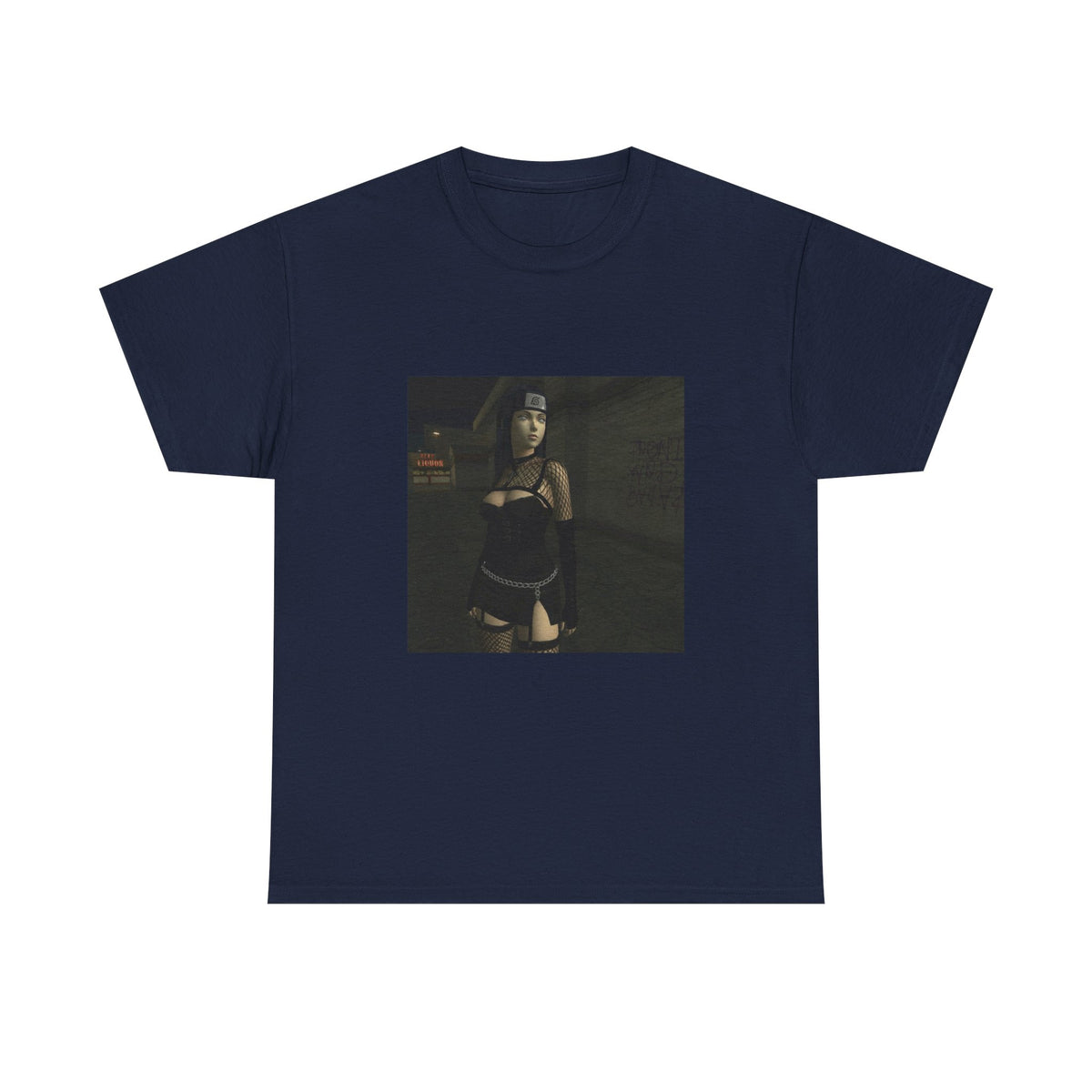 Anime Kunoichi Character Street Scene Tee