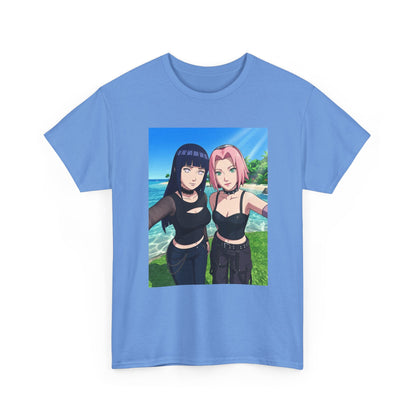 Goth Hinata and Sakura Beach Selfie