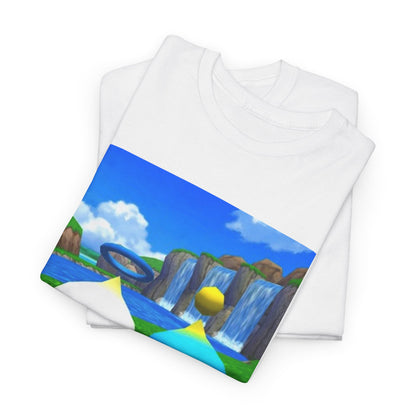 Chao Flipping Off On Green Hills Tee