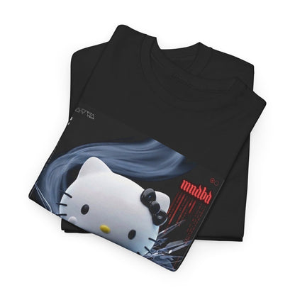 Edgy Hello Kitty Giving Middle Finger Tee