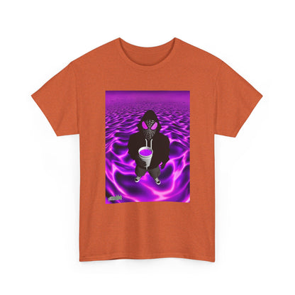 Spider-Hoodie With Purple Swirls Tee
