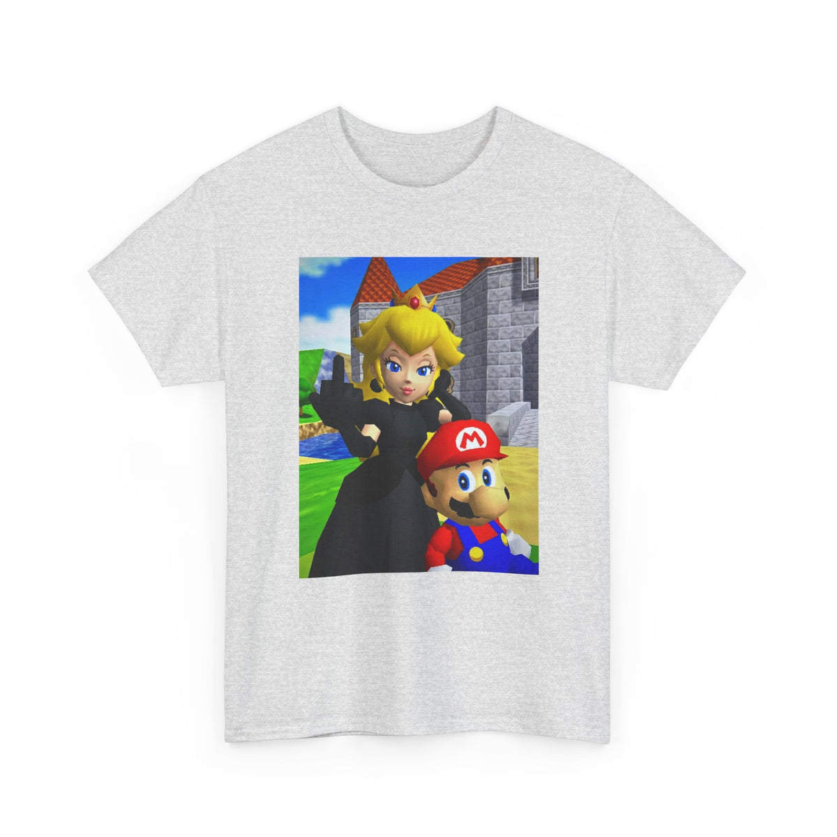 Princess Peach Flipping Off With Mario
