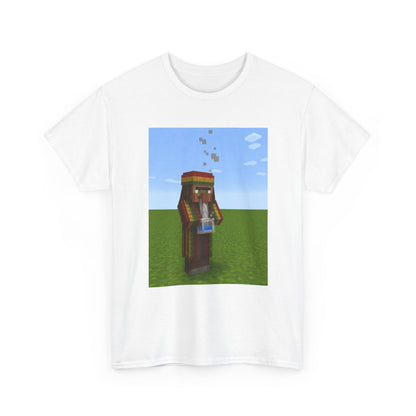 Rasta Minecraft Villager Smoking Tee
