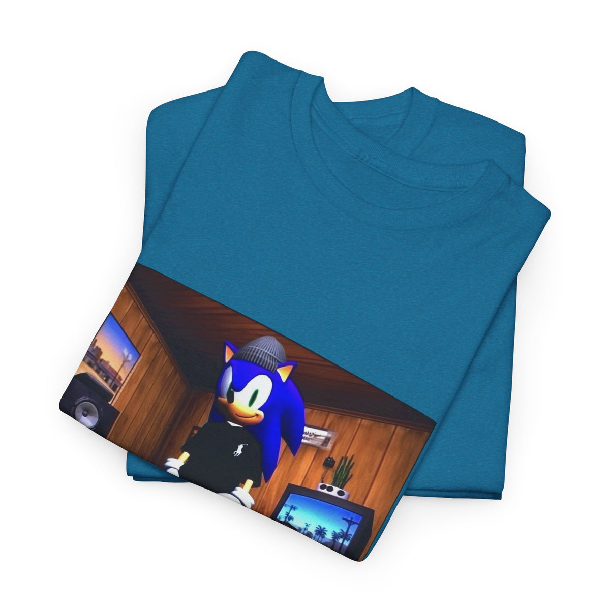 Gamer Sonic Dressed To Chill
