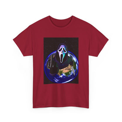 Ghostface Flipping Off The Earth Tee