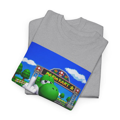 Yoshi Flipping Off In Mario Kart