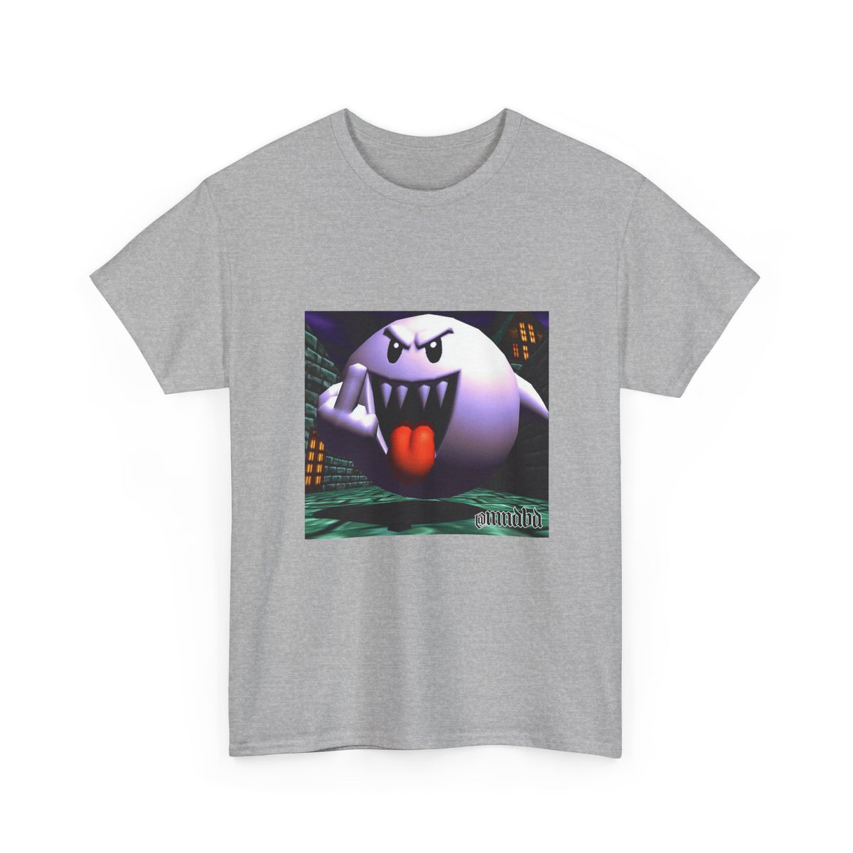Aggressive Boo Flipping The Bird Tee
