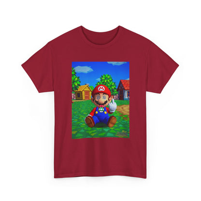 Mushroom-Tripping Mario Flips The Bird Tee