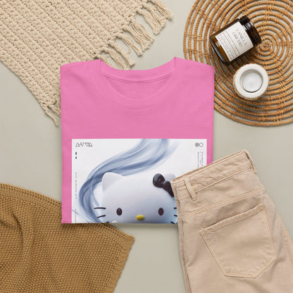 Cute Kitty Flipping The Bird Tee