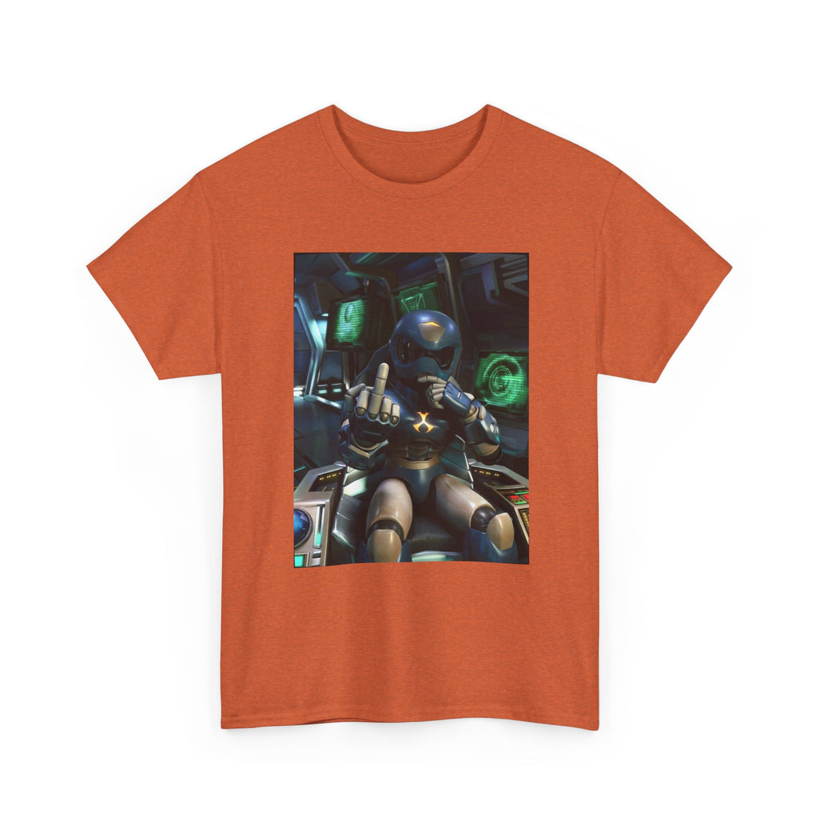 Sci-Fi Pilot Flipping The Bird Tee