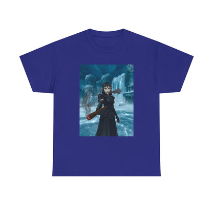 Dark Elf Princess Smoking Blunt In Ice World