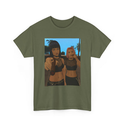 Anime Girls Sharing A Smoke Tee