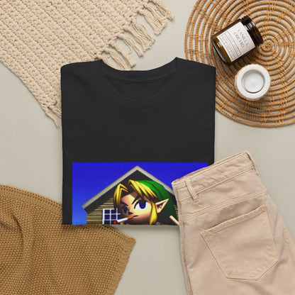 Edgy Hero Smoking And Flipping The Bird Tee