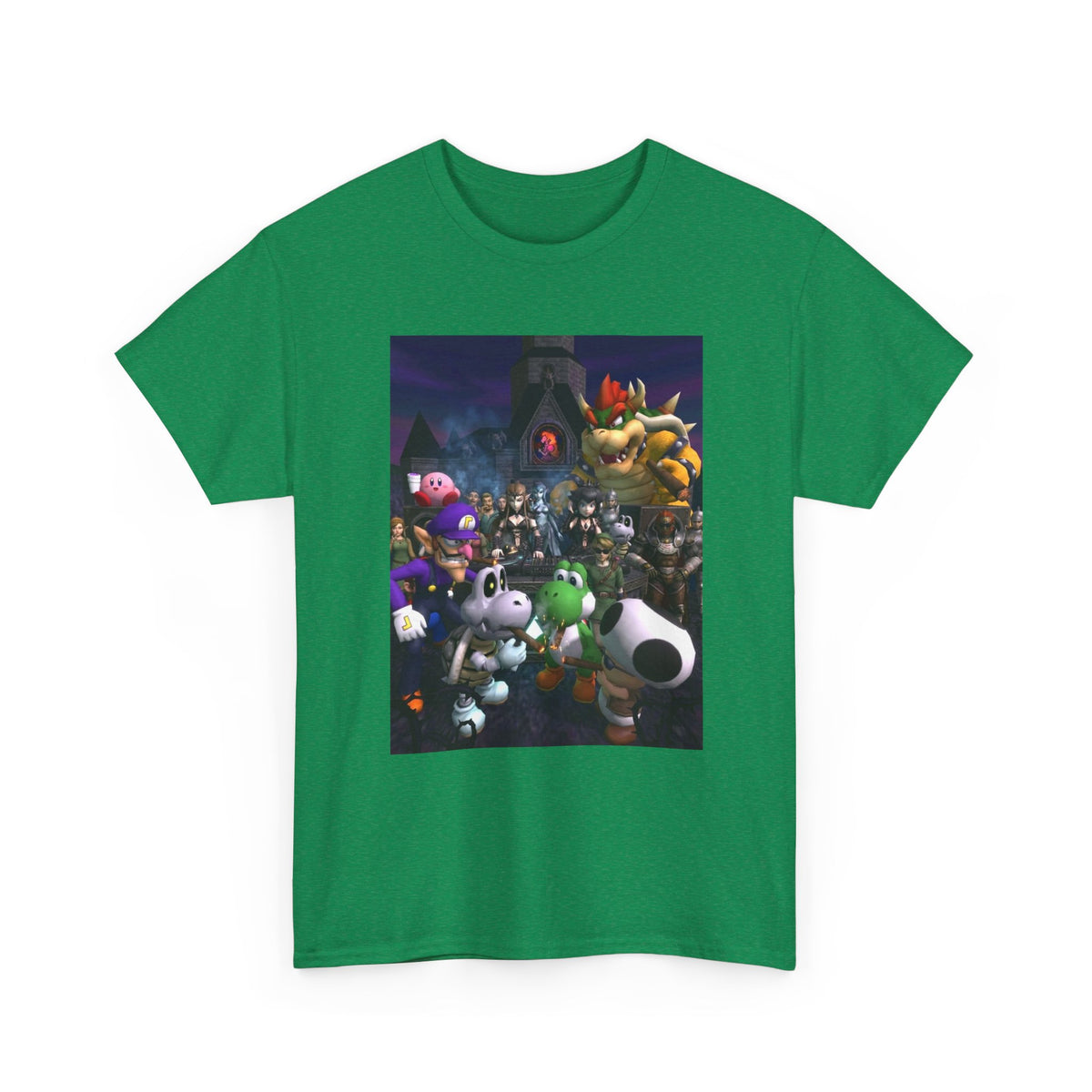 Waluigi And Friends Gathering At The Castle