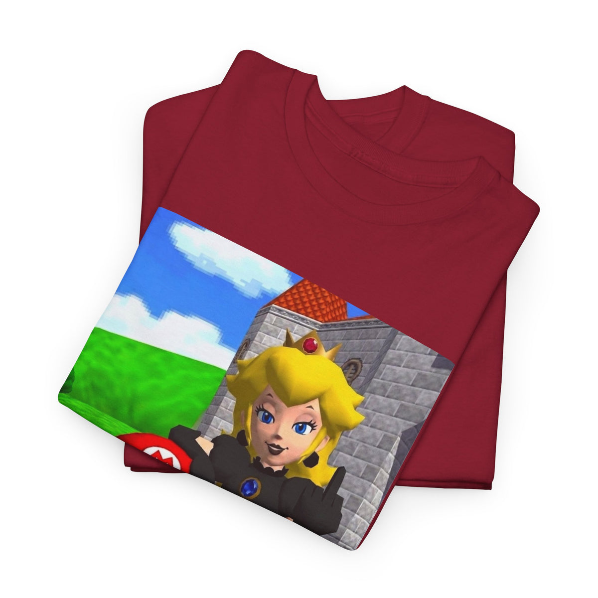 Princess Peach Flipping The Bird Tee