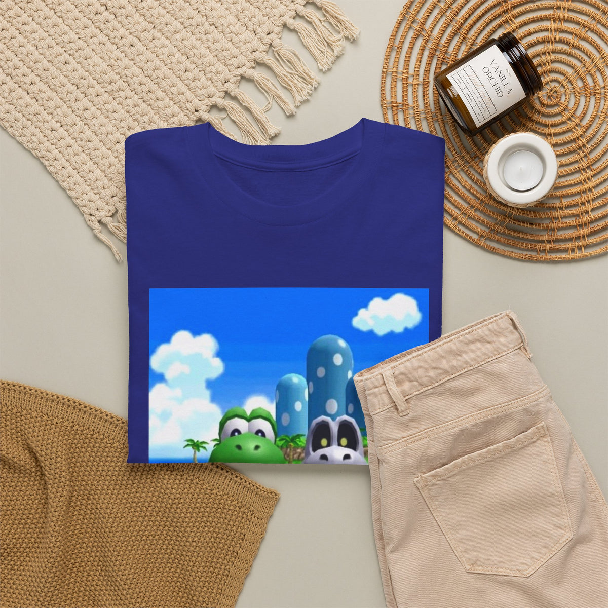 Yoshi And Dry Bones Flipping The Bird (Design 3)