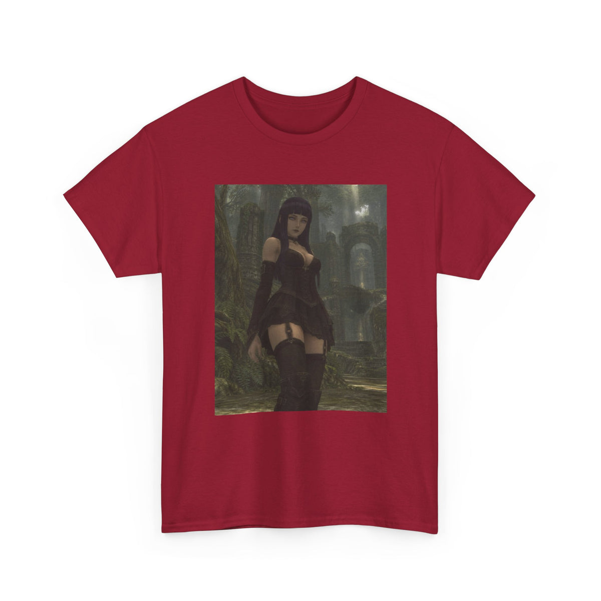 Gothic Byakugan Hinata In Ruined Forest