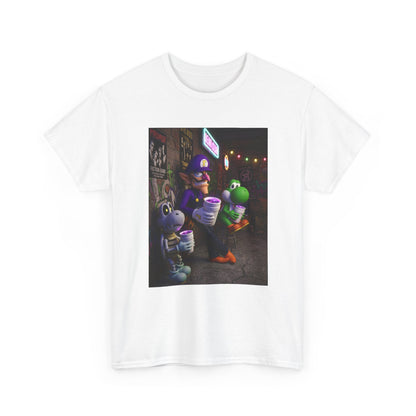 Waluigi, Yoshi, And Dry Bones Leanin' Chill Tee