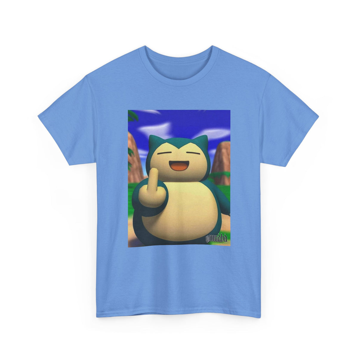 Snorlax Flipping The Bird Tee