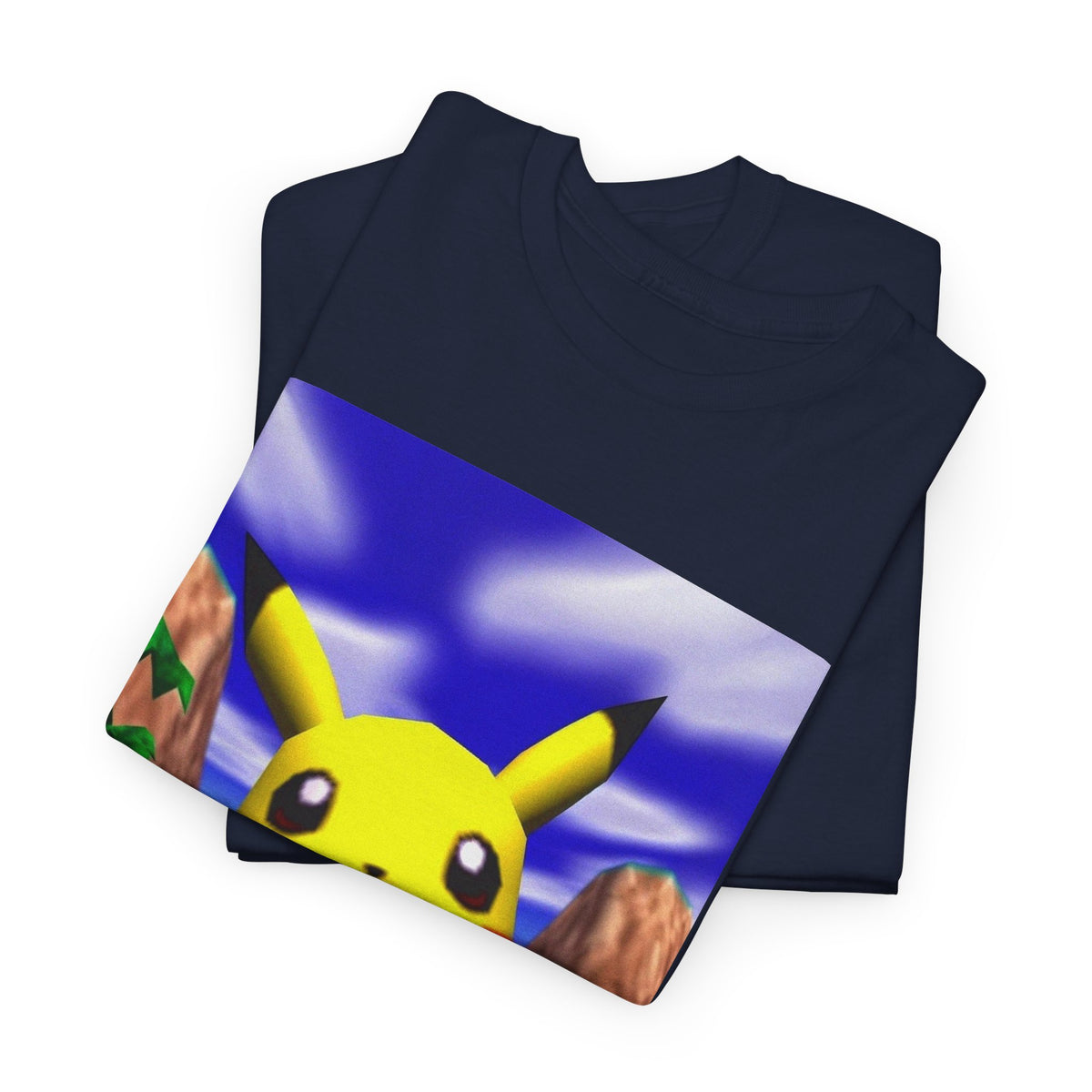 Pikachu Giving The Finger On An N64 Island