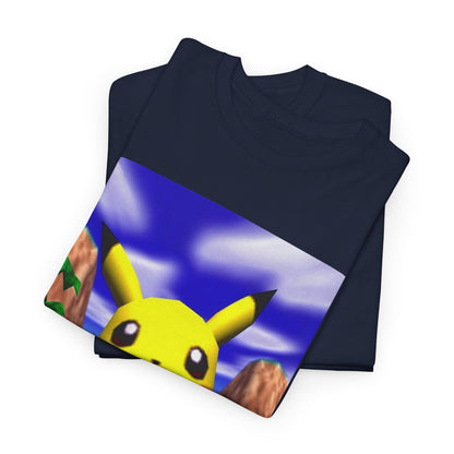 Pikachu Giving The Finger On An N64 Island