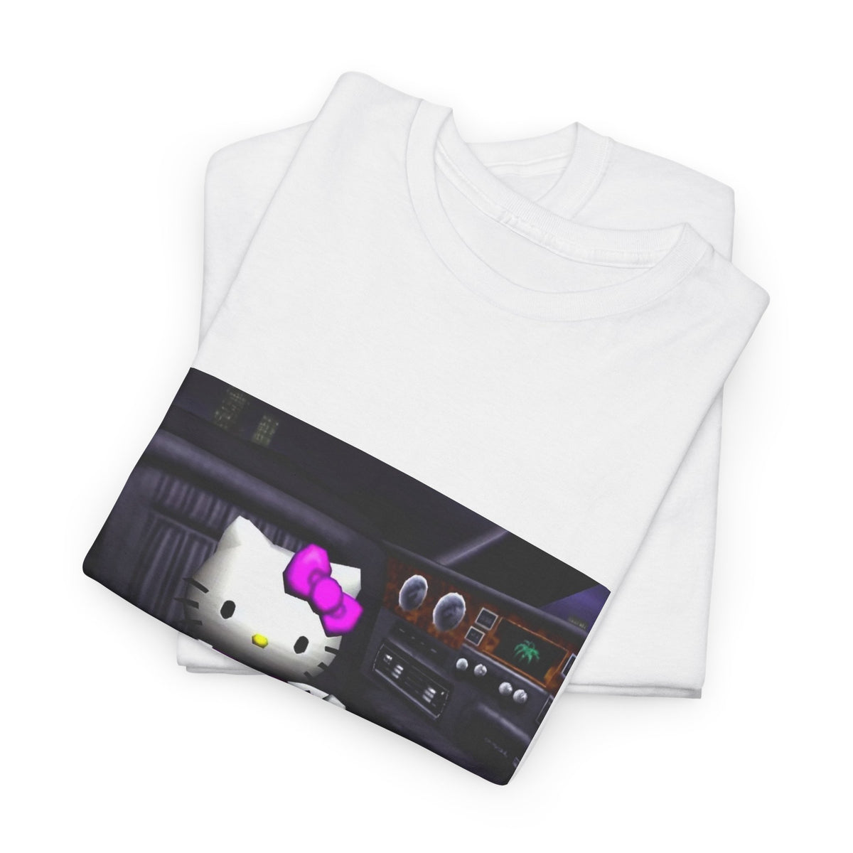 Kitty Pouring Purple Drank In Car Tee