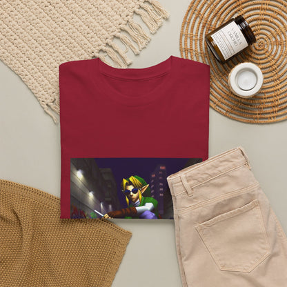 Link Skater Smoking In Alley Tee