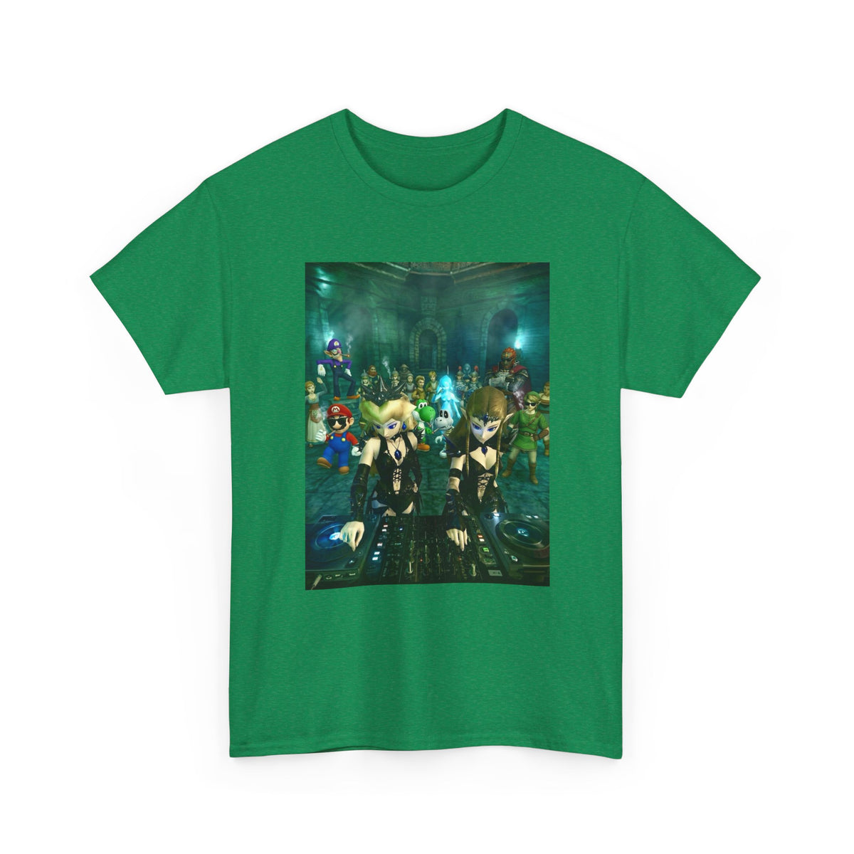 Dark Zelda DJs Gaming Party Tee