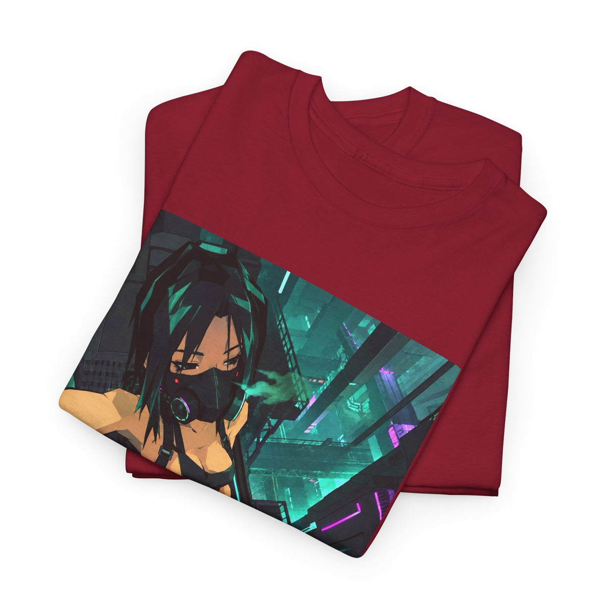 Midnight Ember Leaf Graphic Tee
