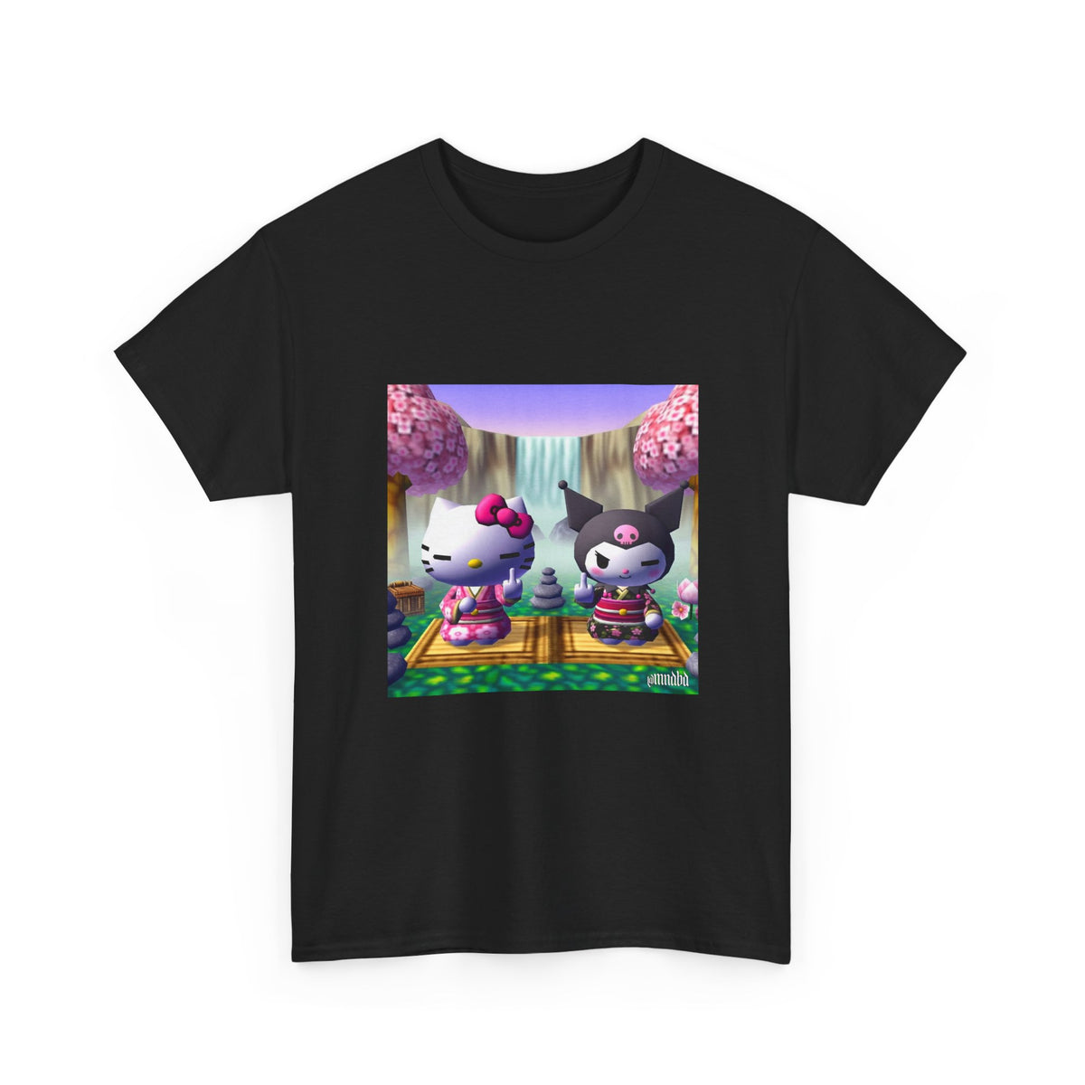 Hello Kitty and Kuromi Giving The Finger Tee
